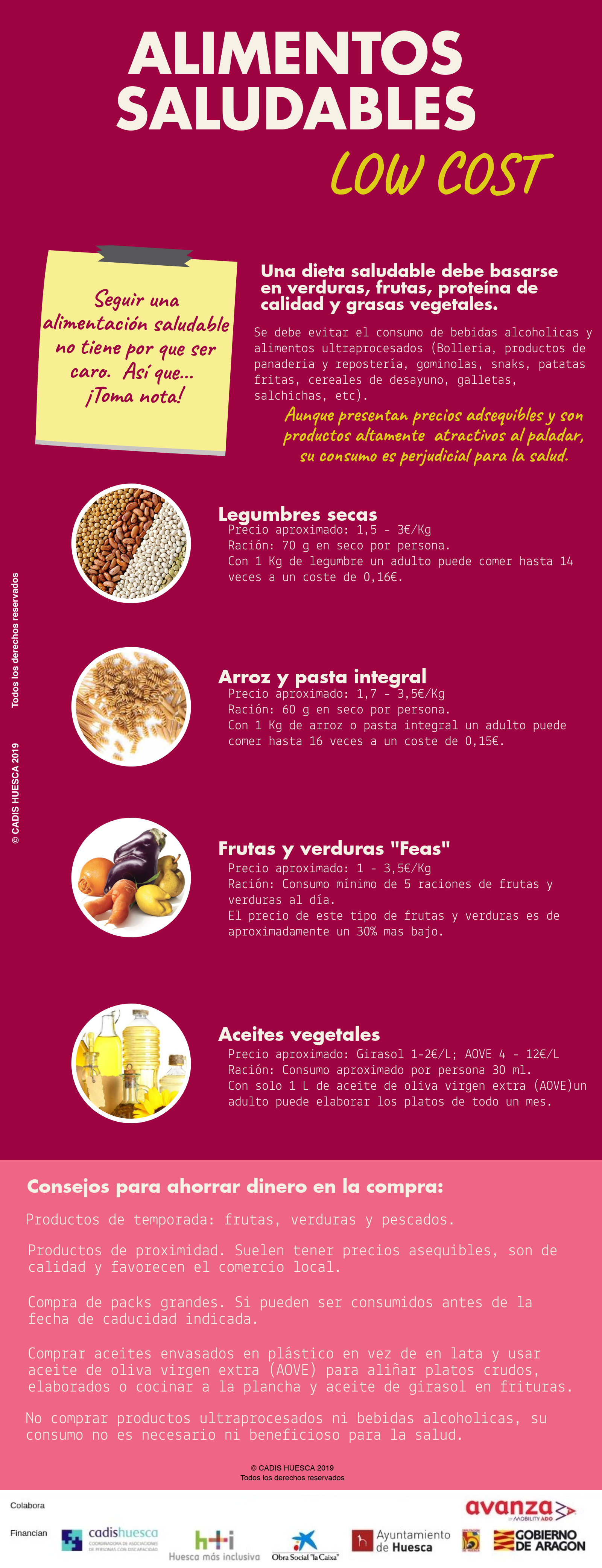 6. Alimentos saludables Low cost